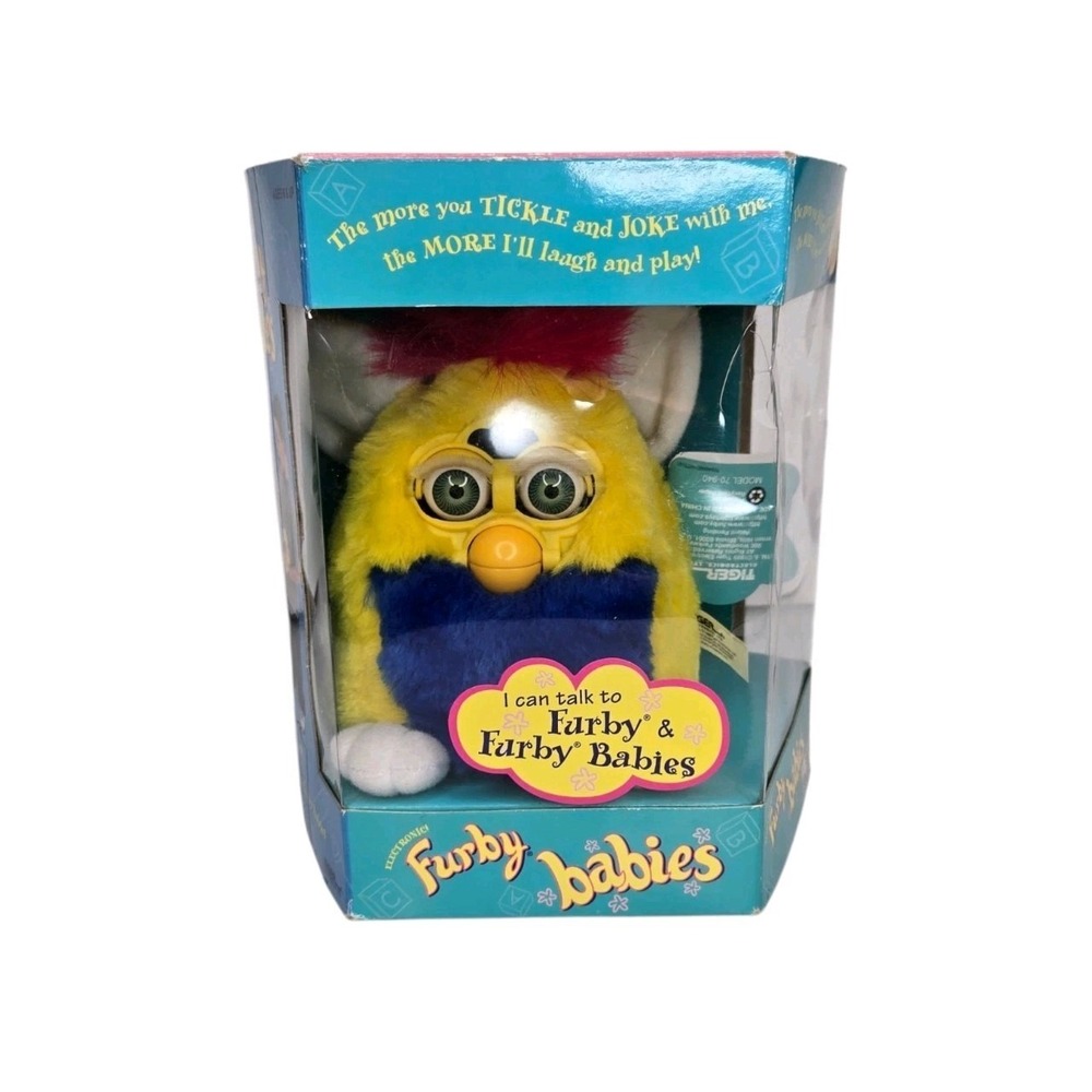 1999 Vintage Tiger Electronics Primary Of The Furby Babies, Works - see video